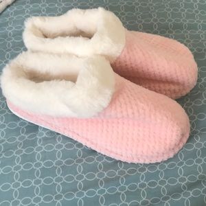 Fuzzy Pink Slippers
